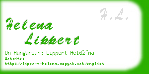 helena lippert business card